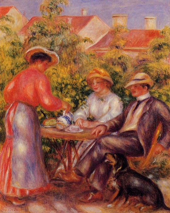 The Cup of Tea – 1906, Pierre-Auguste Renoir