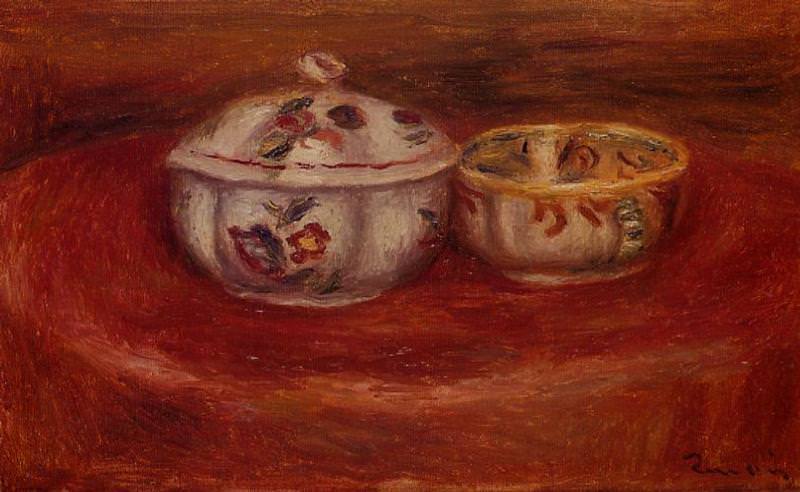 Sugar Bowl and Earthenware Bowl, Pierre-Auguste Renoir