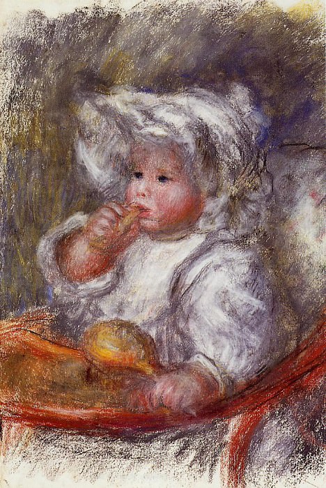 Jean Renoir in a Chair , Pierre-Auguste Renoir