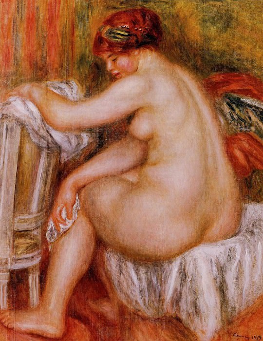 Seated Nude, Pierre-Auguste Renoir
