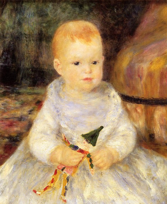 Child with Punch Doll – 1874, Pierre-Auguste Renoir