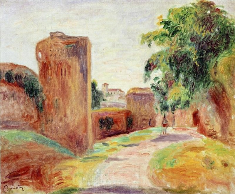 Walls in Spain, Pierre-Auguste Renoir