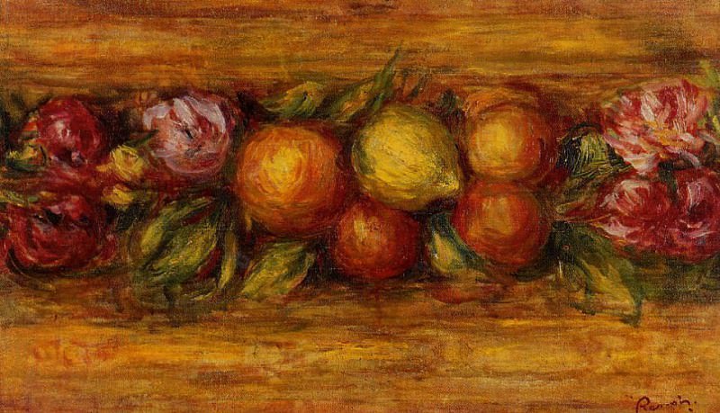 Garland of Fruit and Flowers, Pierre-Auguste Renoir