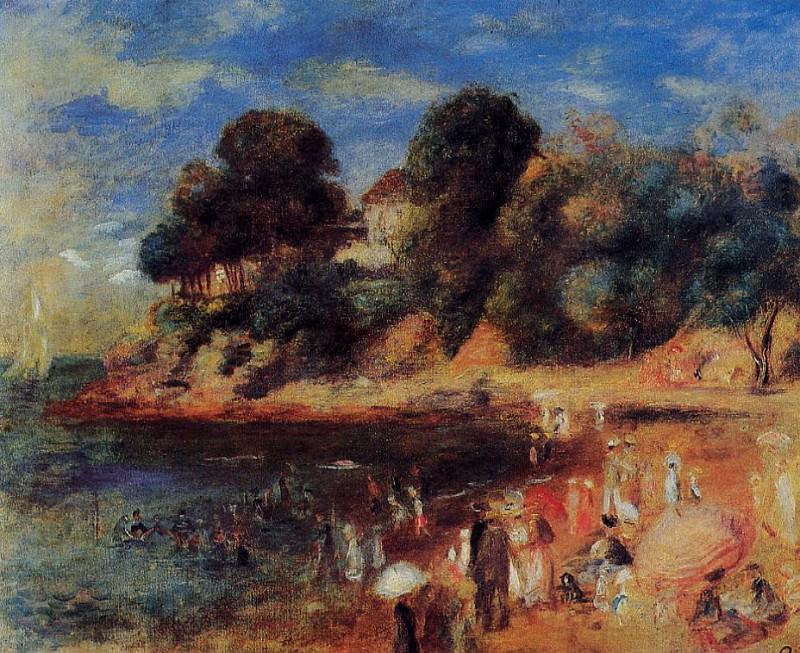 The Beach at Purnic, Pierre-Auguste Renoir