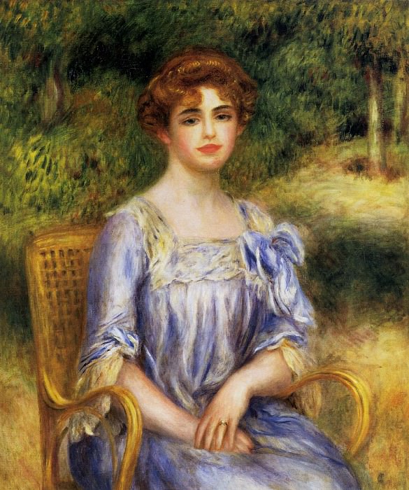 Madame Gaston Bernheim de Villers nee Suzanne Adler, Pierre-Auguste Renoir