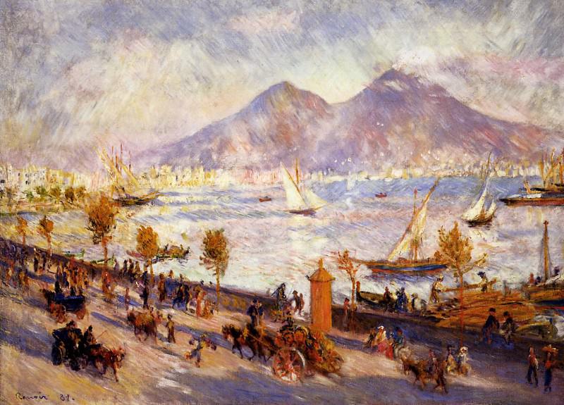 Mount Vesuvius in the Morning, Pierre-Auguste Renoir