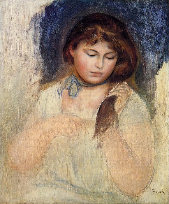 Head of Gabrielle, Pierre-Auguste Renoir