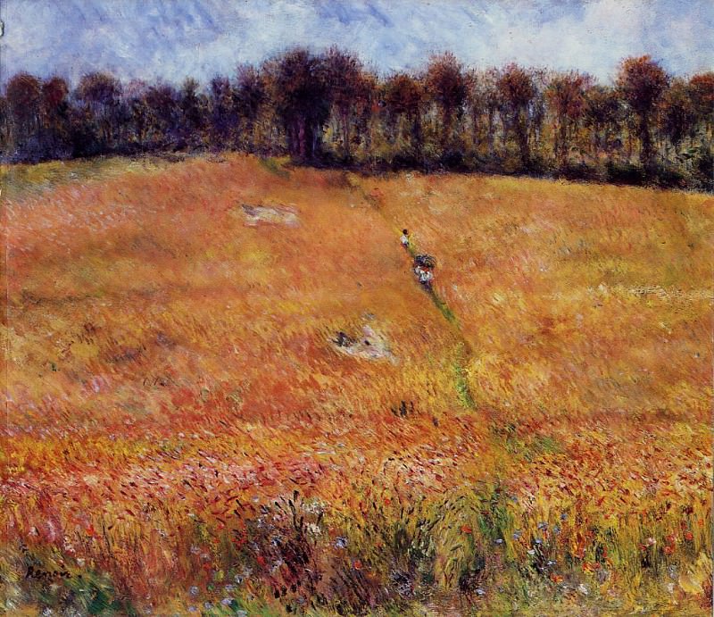 Path through the High Grass, Pierre-Auguste Renoir