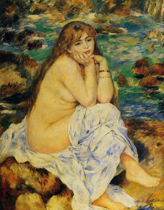Seated Nude, Pierre-Auguste Renoir