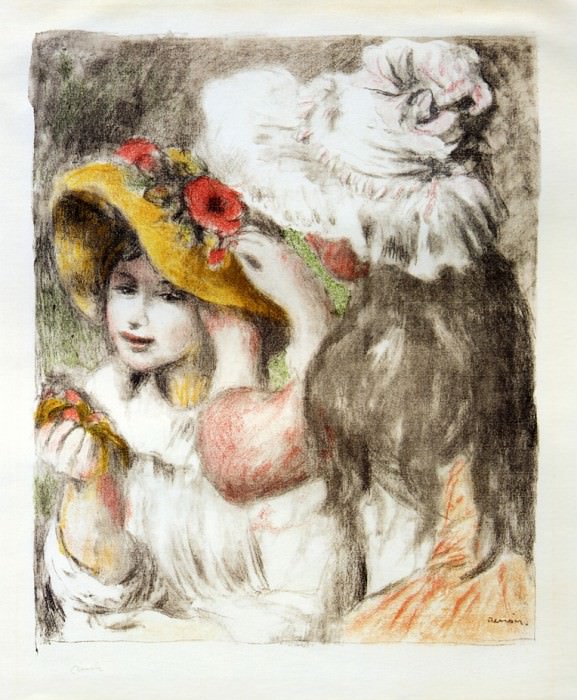 The Hatpin, Pierre-Auguste Renoir