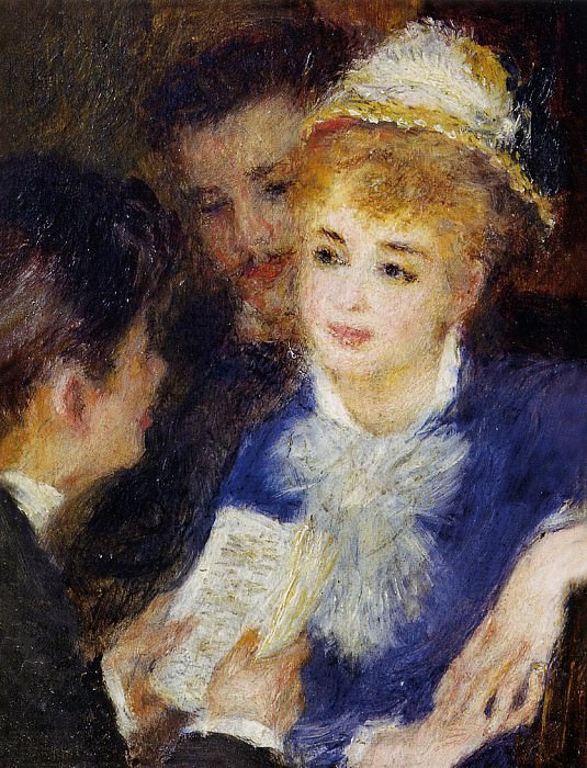 Reading the Part – 1874, Pierre-Auguste Renoir