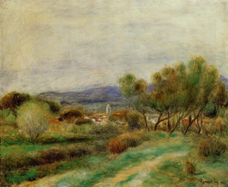 View of La Sayne, Pierre-Auguste Renoir