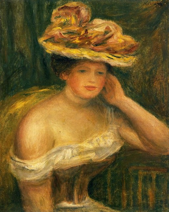 Woman Wearing a Corset, Pierre-Auguste Renoir
