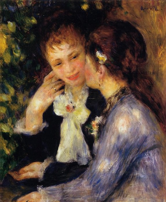 Confidences, Pierre-Auguste Renoir
