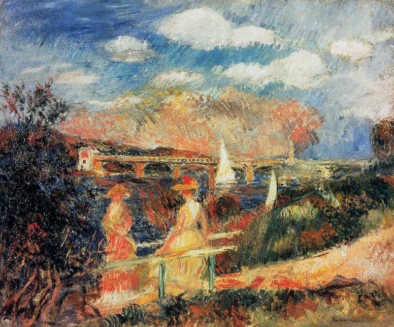 The Banks of the Seine at Argenteuil, Pierre-Auguste Renoir