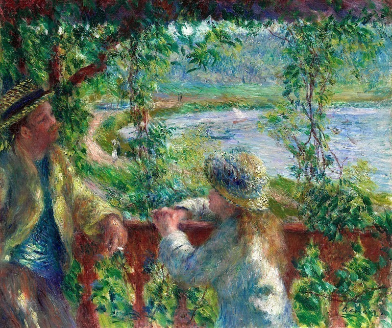Near the Lake, Pierre-Auguste Renoir