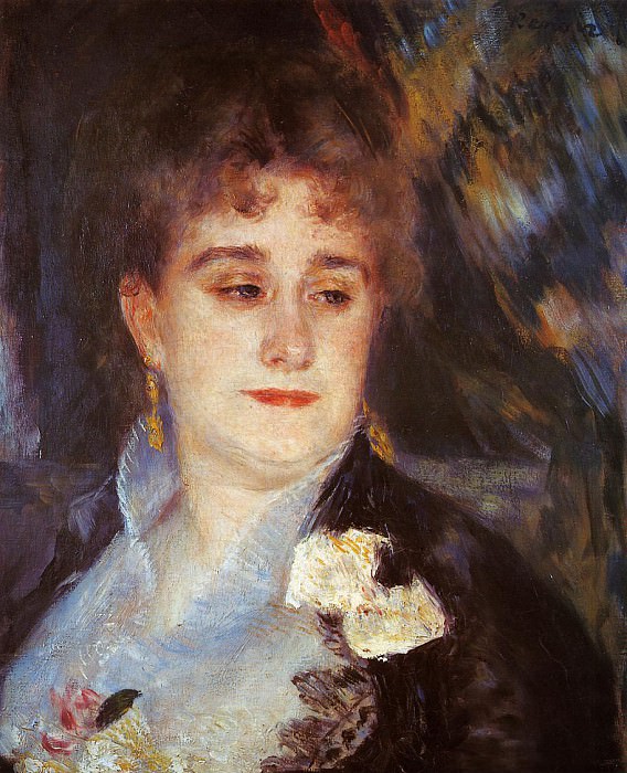 First Portrait of Madame Georges Charpeitier – 1876, Pierre-Auguste Renoir