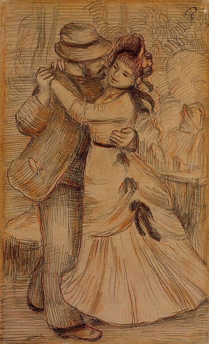 Танец в деревне, Пьер Огюст Ренуар