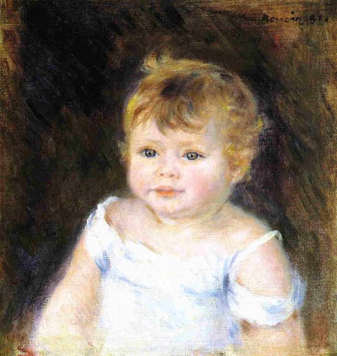 Portrait of an Infant, Pierre-Auguste Renoir