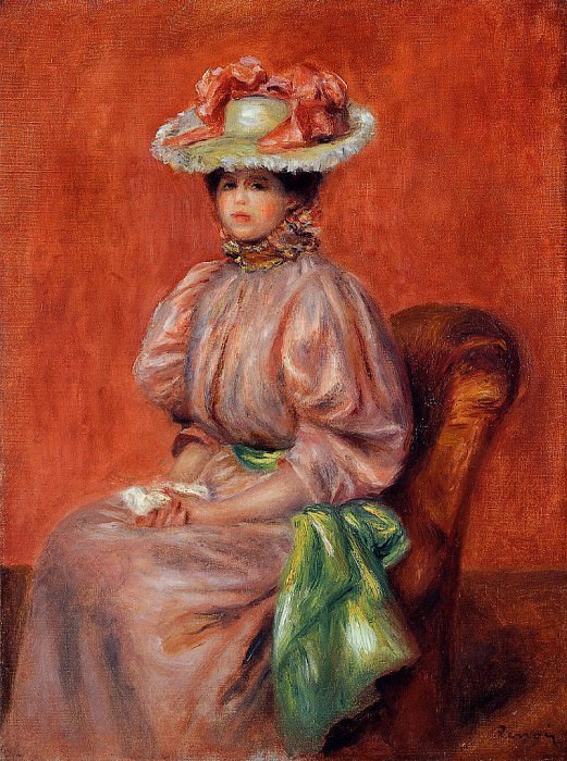 Seated Woman, Pierre-Auguste Renoir