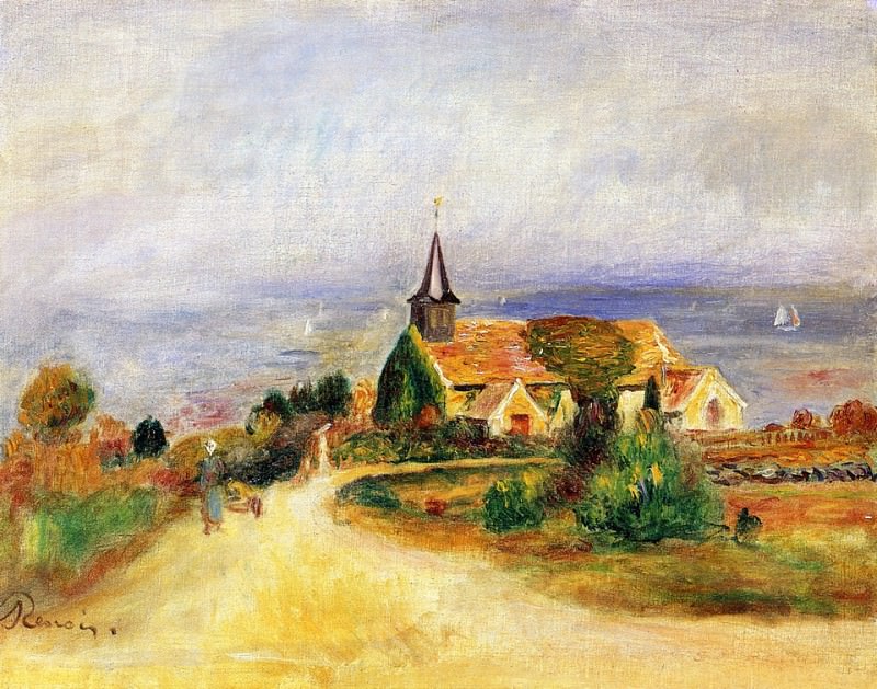 Village by the Sea, Pierre-Auguste Renoir