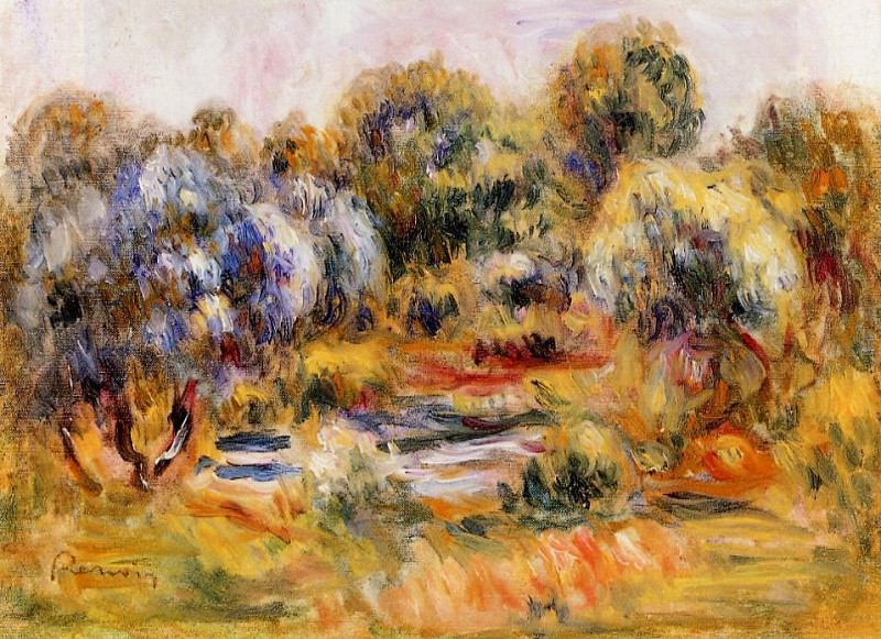 Cagnes Landscape, Pierre-Auguste Renoir