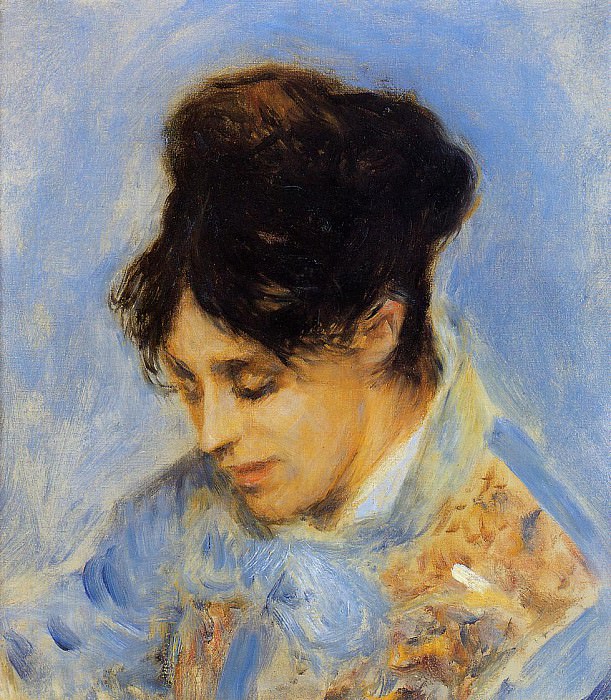Portrait of Madame Claude Monet, Pierre-Auguste Renoir