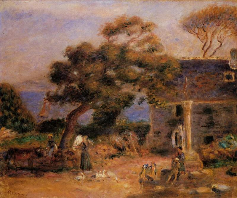View of Treboul, Pierre-Auguste Renoir
