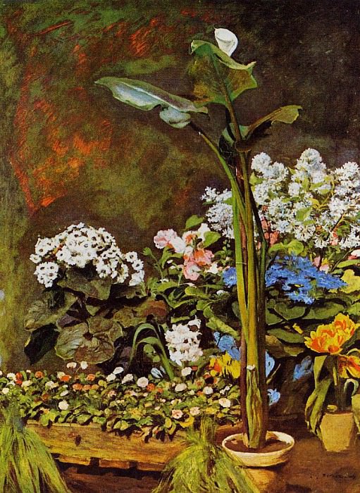 Arum and Conservatory Plants, Pierre-Auguste Renoir