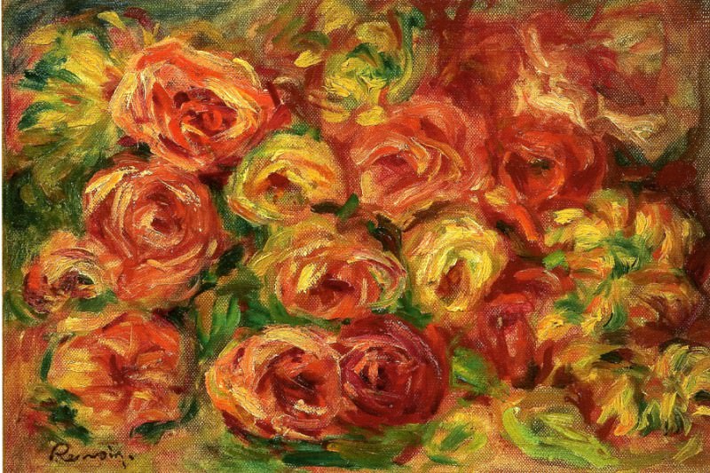 Armful of Roses, Pierre-Auguste Renoir