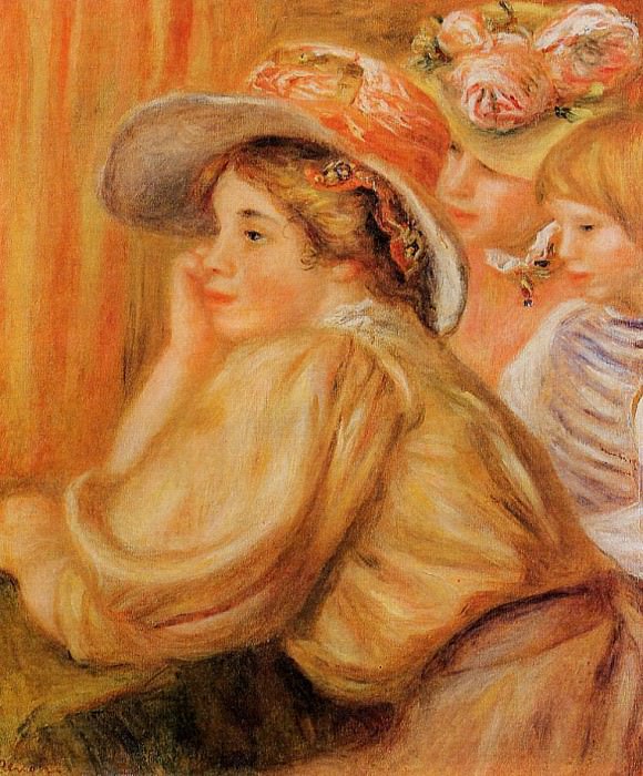 Coco and Two Servants, Pierre-Auguste Renoir