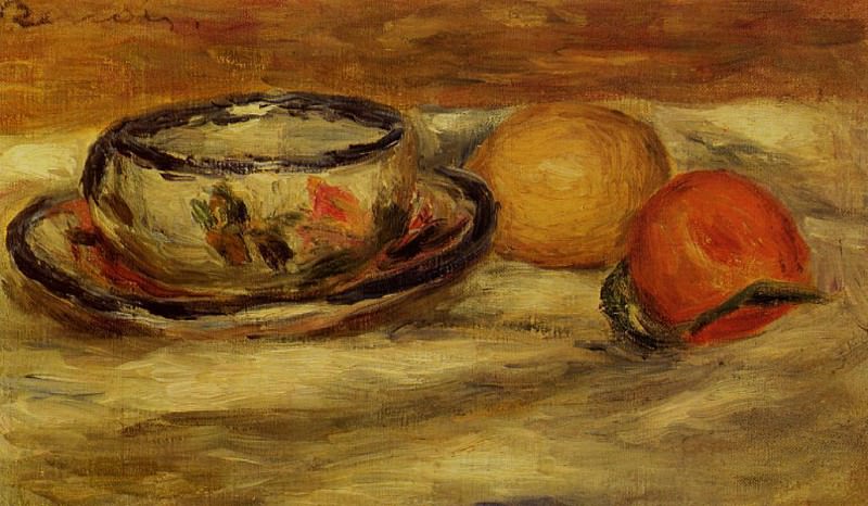 Cup, Lemon and Tomato, Pierre-Auguste Renoir