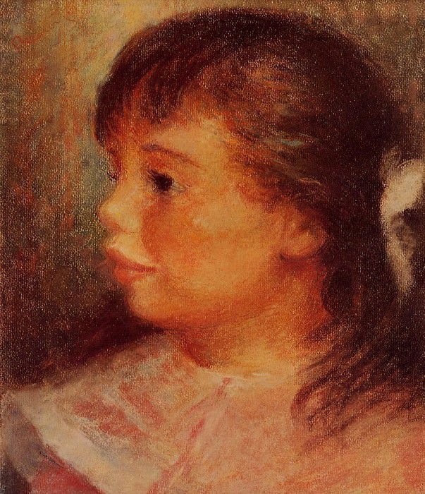Portrait of a Girl – 1879, Pierre-Auguste Renoir