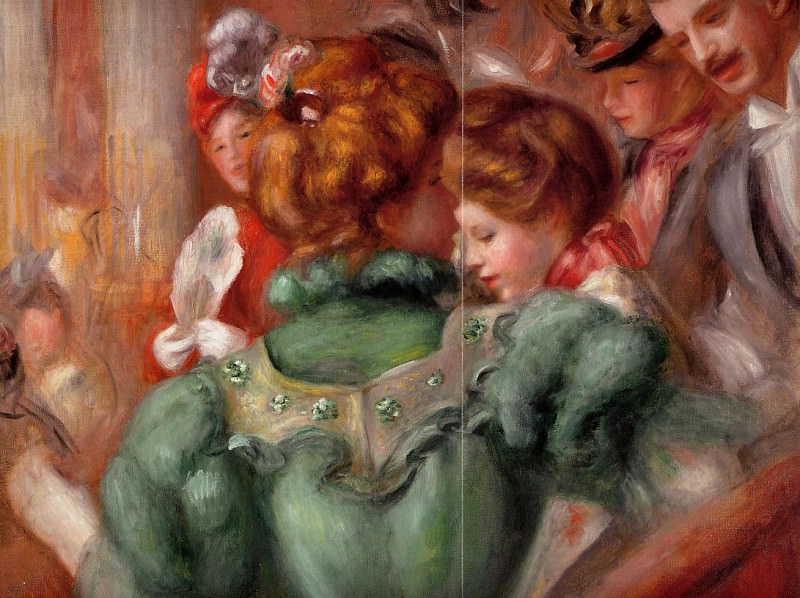 Exhibition at the theater des Varietes, Pierre-Auguste Renoir