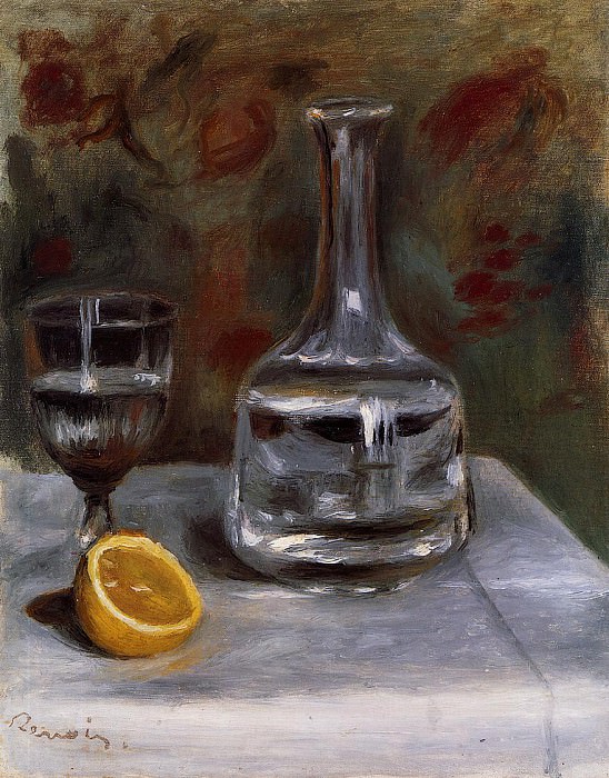 Still Life with Carafe, Pierre-Auguste Renoir