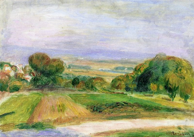 Landscape, Magagnosc, Pierre-Auguste Renoir