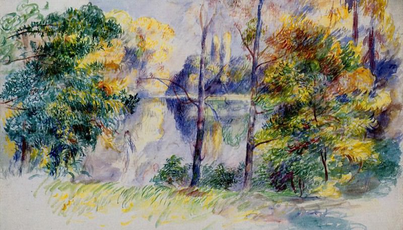 Park Scene, Pierre-Auguste Renoir