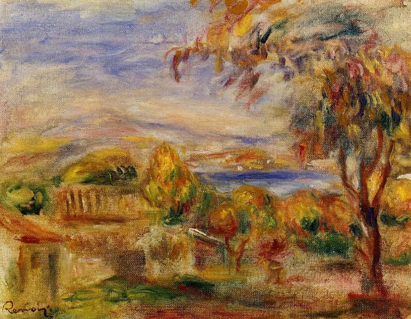 Landscape by the Sea, Pierre-Auguste Renoir