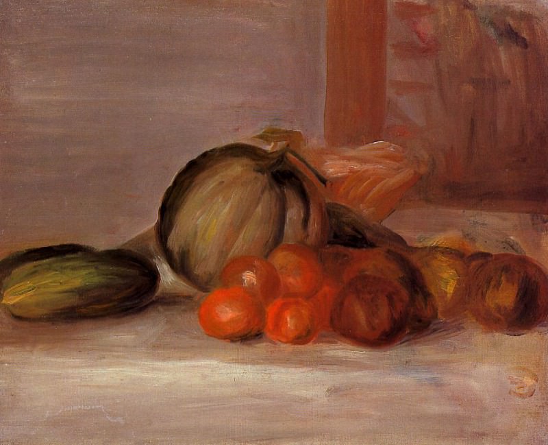 Still Life with Melon, Pierre-Auguste Renoir