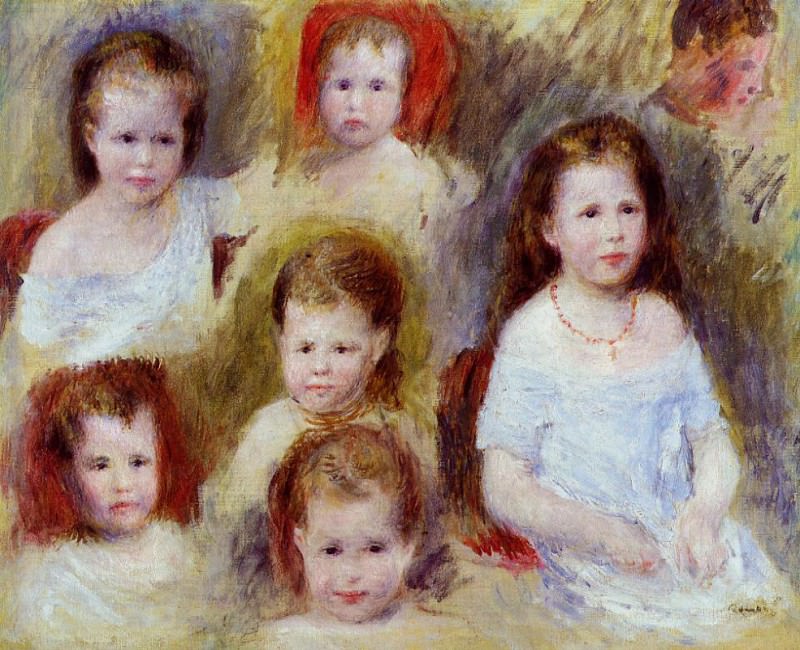 Portraits of Marie-Sophie Chocquet, Pierre-Auguste Renoir