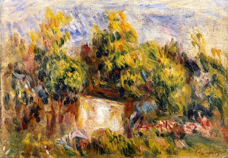 Landscape with Cabin, Pierre-Auguste Renoir