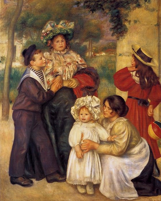 The Artists Family, Pierre-Auguste Renoir