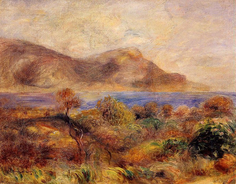 Mediteranean Landscape, Pierre-Auguste Renoir