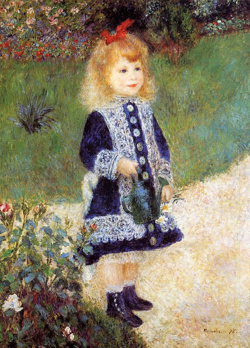 Girl with a Watering Can, Pierre-Auguste Renoir