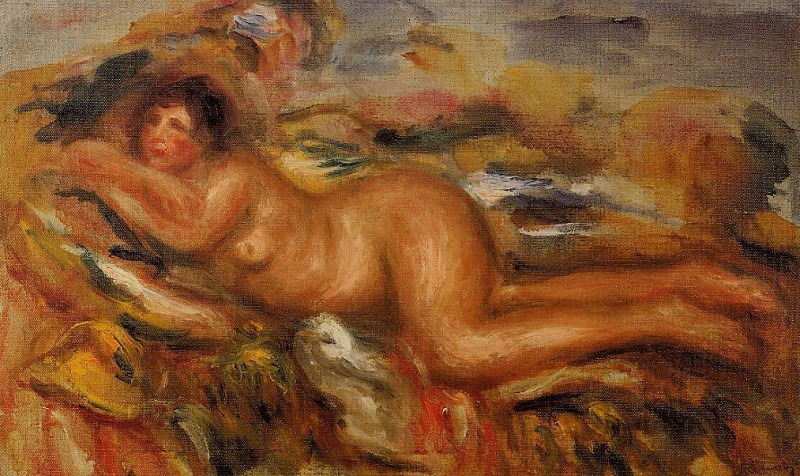 Nude on the Grass, Pierre-Auguste Renoir