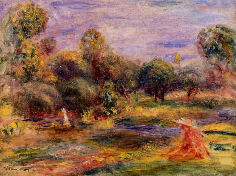 Cagnes Landscape, Pierre-Auguste Renoir