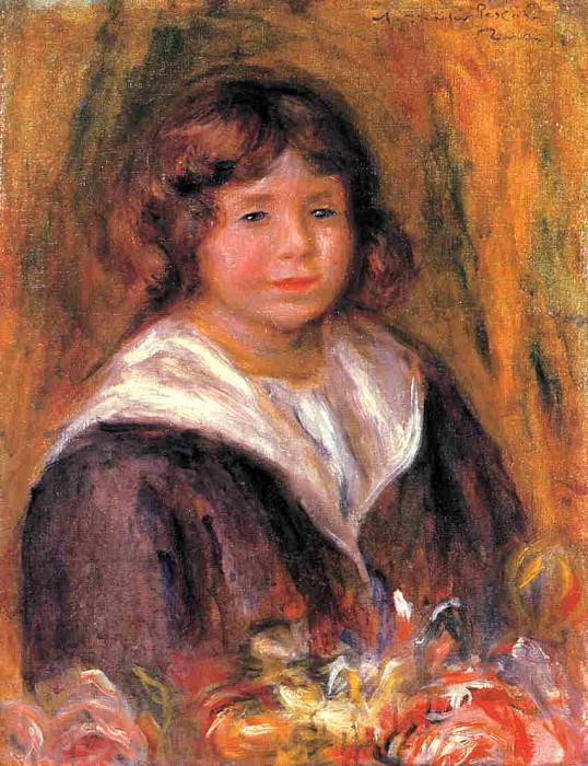 Portrait of a Boy , Pierre-Auguste Renoir