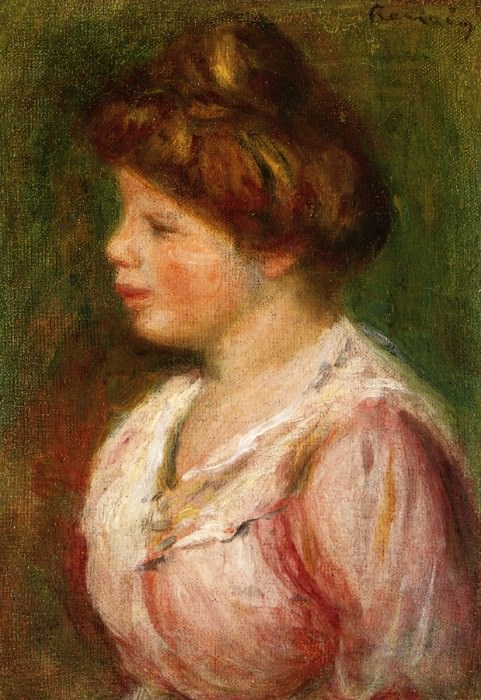 Portrait of a Young Woman, Pierre-Auguste Renoir