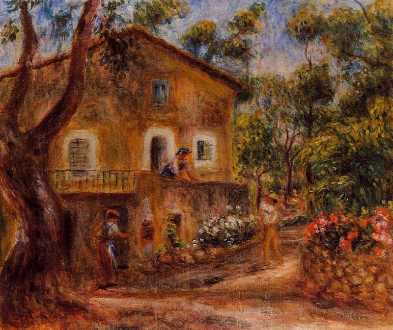 House in Collett at Cagnes, Pierre-Auguste Renoir