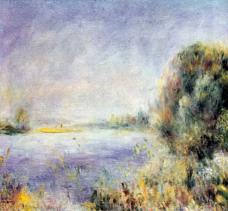 Banks of the River, Pierre-Auguste Renoir